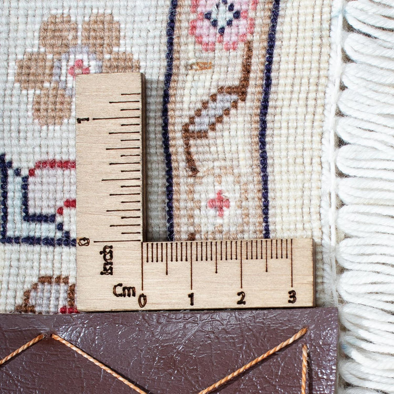 Täbriz - 50 Raj Teppich 212x304cm - Perserteppich - beige