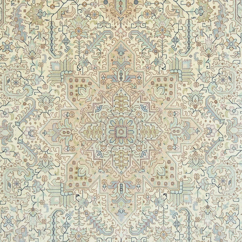 Täbriz - 50 Raj Teppich 203x306cm - Perserteppich - mehrfarbig