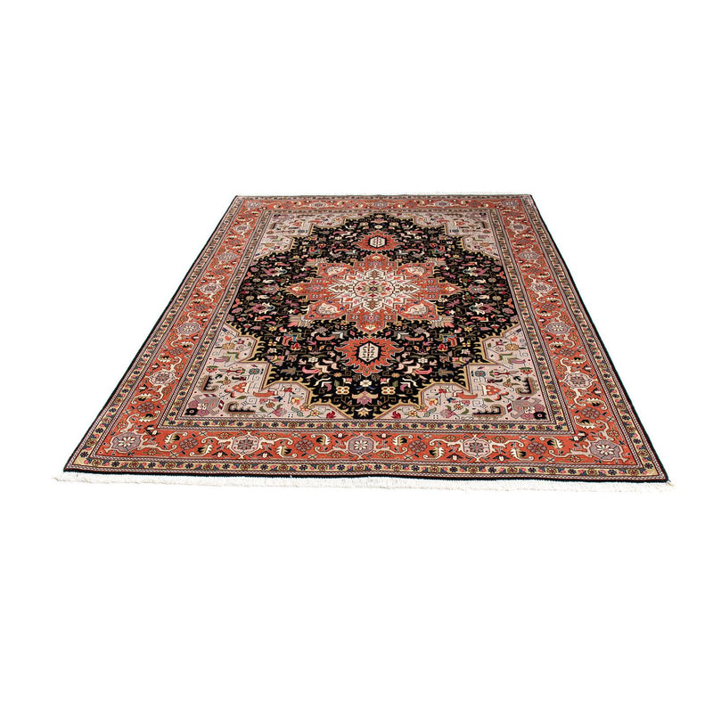 Täbriz - 50 Raj Teppich 152x212cm - Perserteppich - dunkelblau
