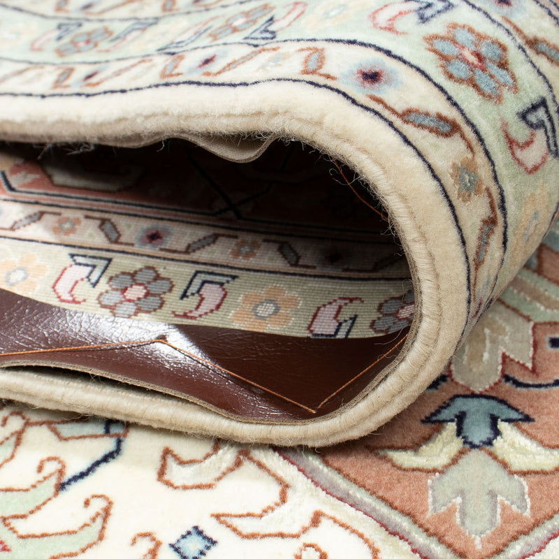 Täbriz - 50 Raj Teppich 207x303cm - Perserteppich - beige
