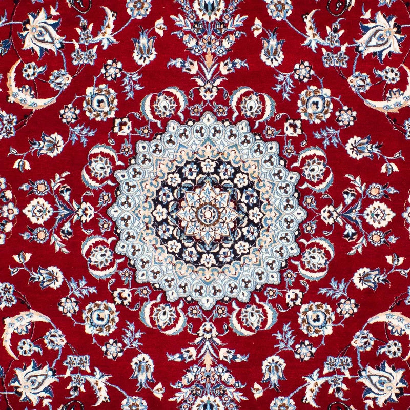 Nain - 6La Teppich 153x236cm - Perserteppich - dunkelrot