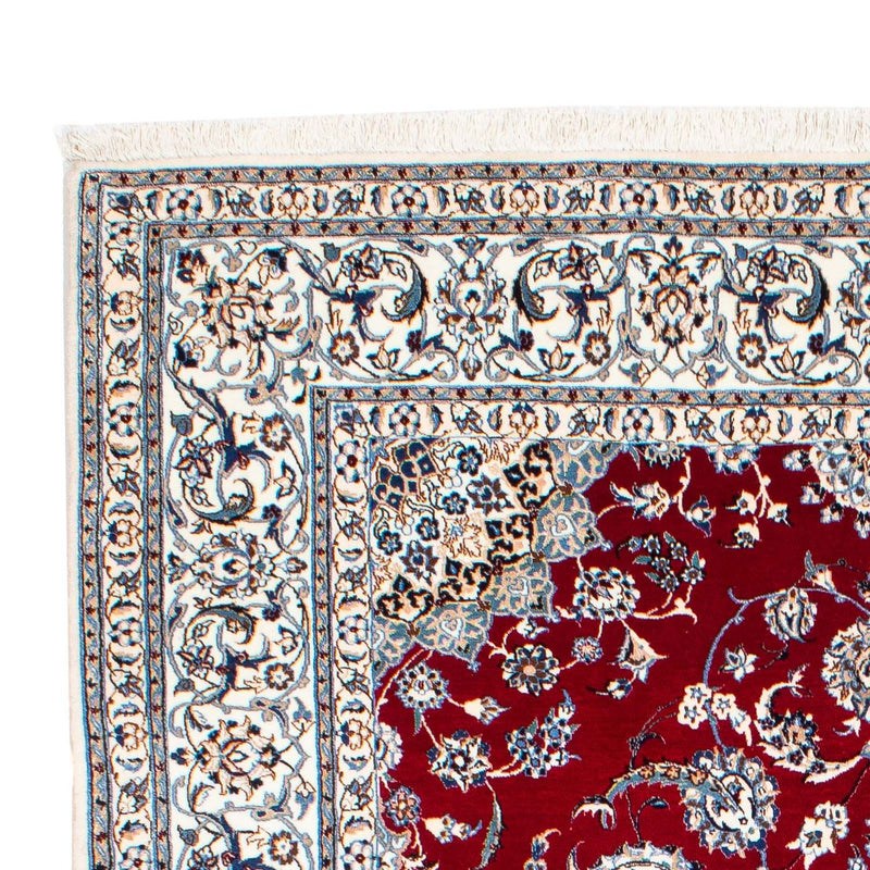 Nain - 6La Teppich 153x236cm - Perserteppich - dunkelrot