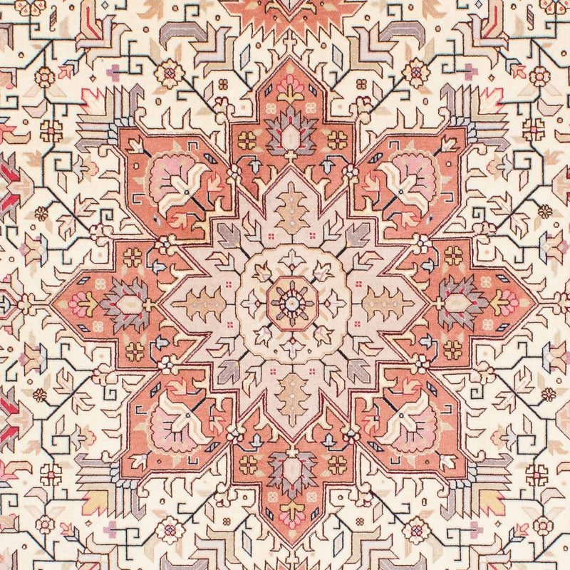 Täbriz - 50 Raj Teppich 153x208cm - Perserteppich - beige