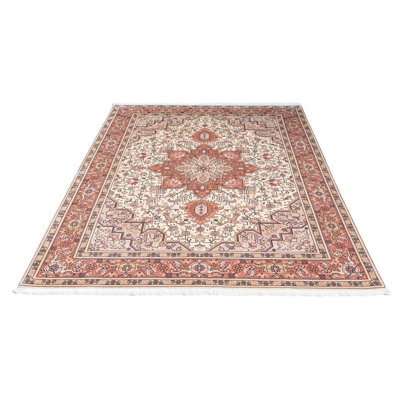 Täbriz - 50 Raj Teppich 153x208cm - Perserteppich - beige