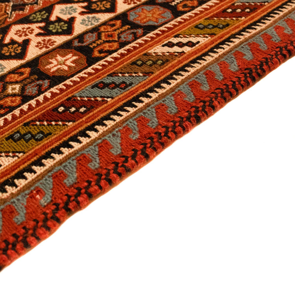 Afshar Sirjan Teppich 197x293cm - Perserteppich - mehrfarbig