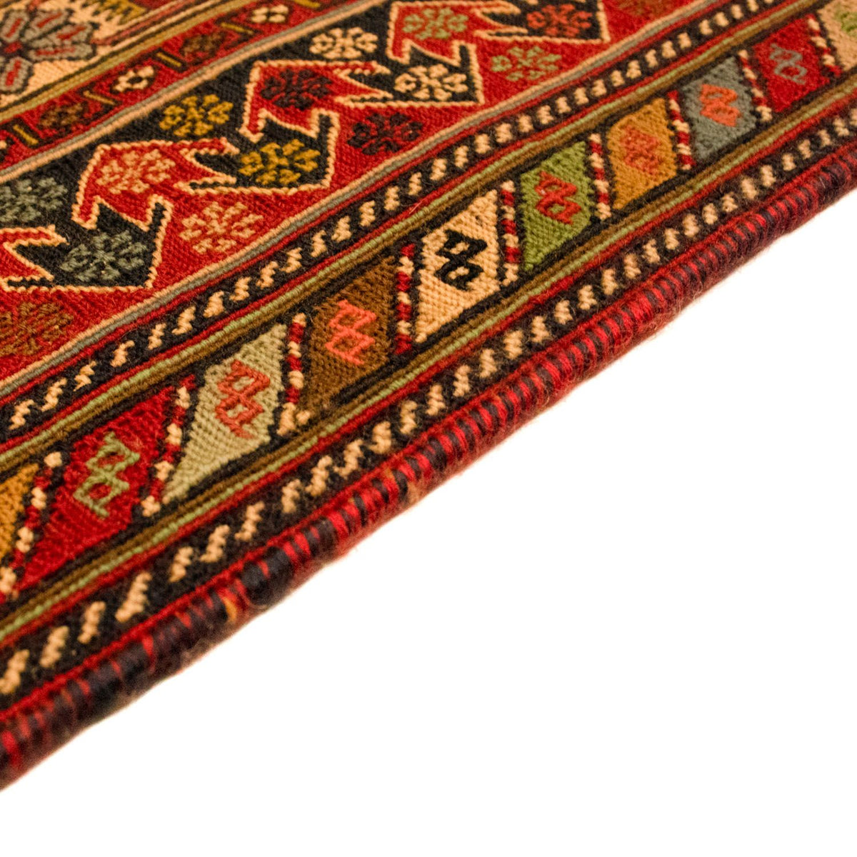 Afshar Sirjan Teppich 196x297cm - Perserteppich - mehrfarbig