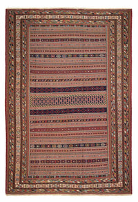 Afshar Sirjan Teppich 197x290cm - Perserteppich - mehrfarbig – product image