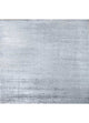 Viskose Teppich quadratisch  - 345 x 345 cm - silber