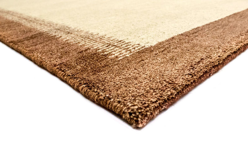 Gabbeh Teppich Indus 110x165cm - Wollteppich - beige