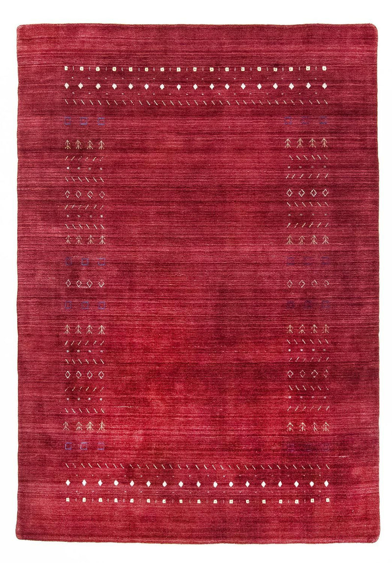Wollteppich 170x240cm - rot