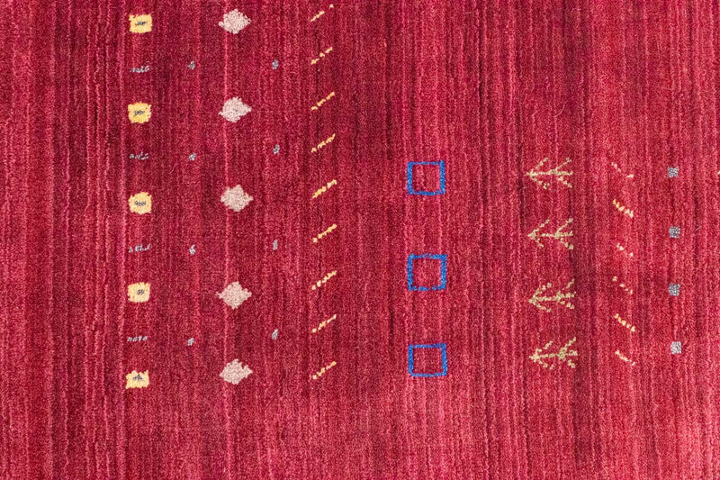 Wollteppich 170x240cm - rot