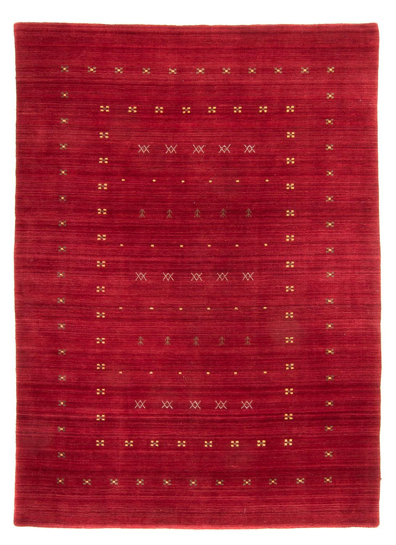 Gabbeh Teppich - Loribaft Softy 170 x 240 cm - dunkelrot
