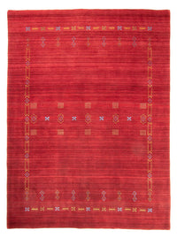 Loribaft Loom Teppich 170x240cm - Wollteppich - dunkelrot – product image