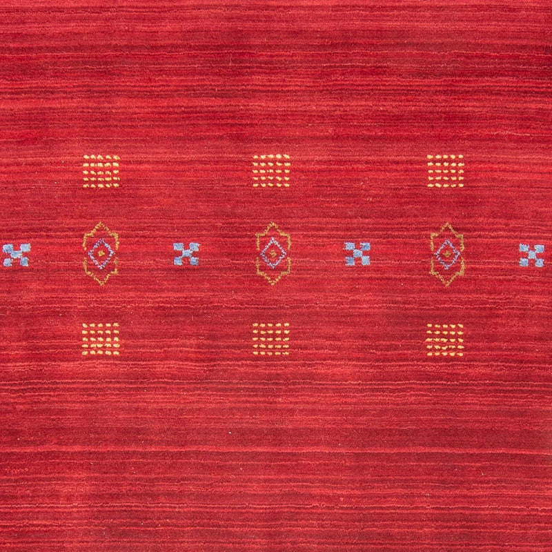 Loribaft Loom Teppich 170x240cm - Wollteppich - dunkelrot