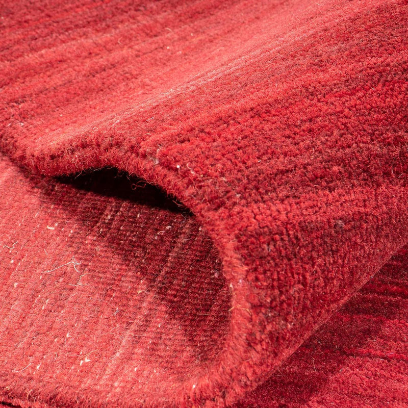 Loribaft Loom Teppich 170x240cm - Wollteppich - dunkelrot