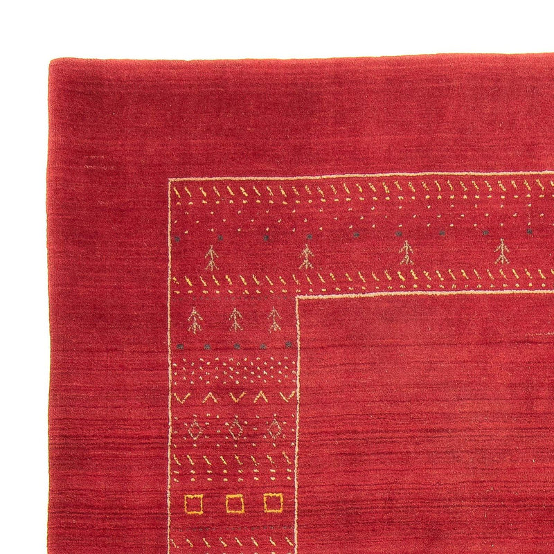 Loribaft Loom Teppich 170x240cm - Wollteppich - dunkelrot