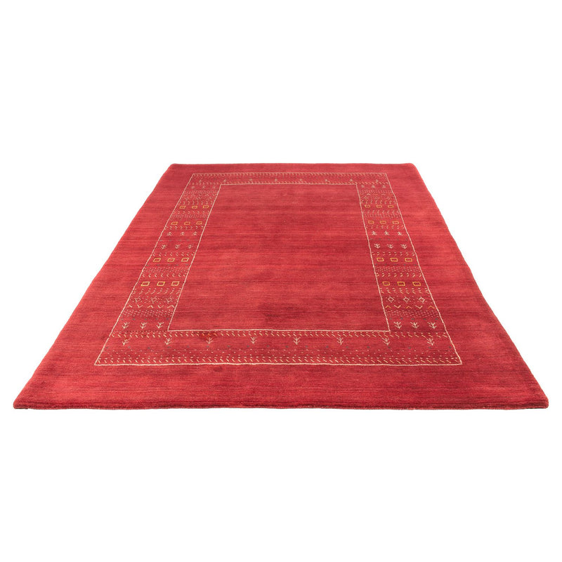 Loribaft Loom Teppich 170x240cm - Wollteppich - dunkelrot