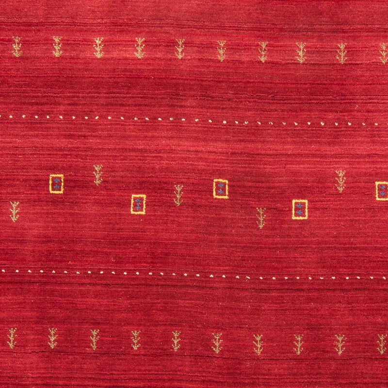 Loribaft Loom Teppich 170x240cm - Wollteppich - dunkelrot