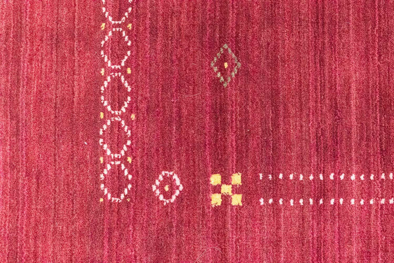 Wollteppich 170x240cm - rot