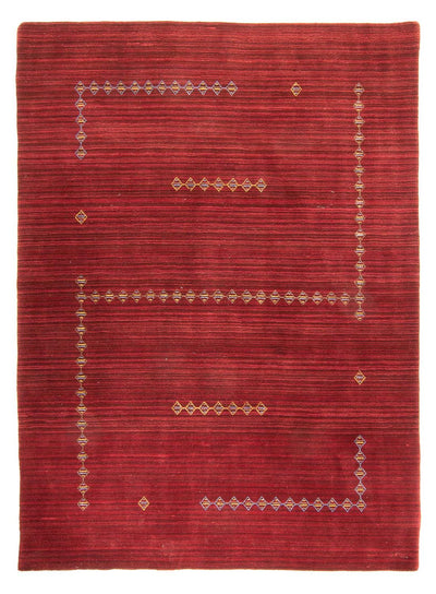 Loribaft Loom Teppich 170x240cm - Wollteppich - dunkelrot