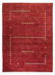 Loribaft Loom Teppich 170x240cm - Wollteppich - dunkelrot
