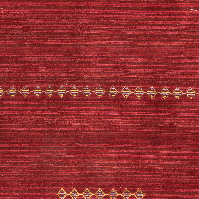 Loribaft Loom Teppich 170x240cm - Wollteppich - dunkelrot