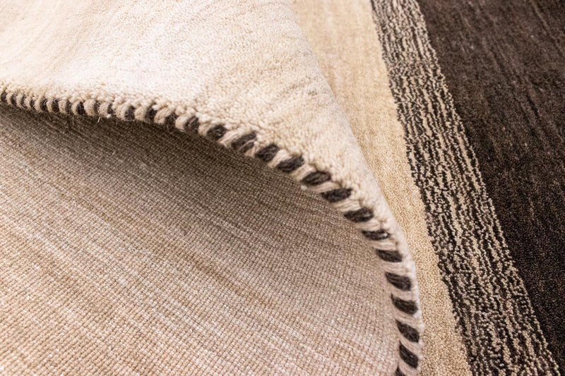 Gabbeh Teppich Softy 150x200cm - Wollteppich - beige