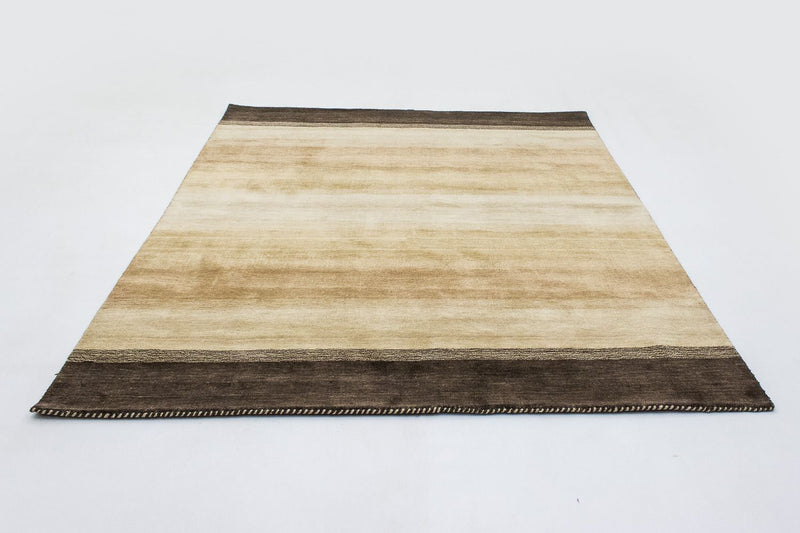 Gabbeh Teppich Softy 150x200cm - Wollteppich - beige