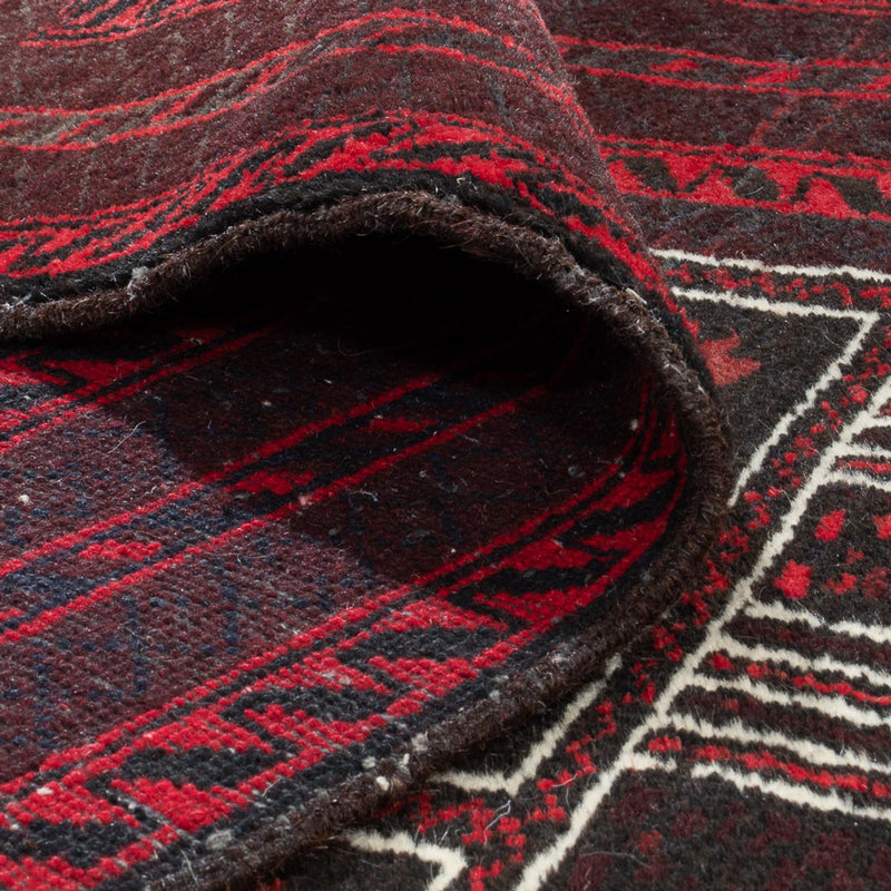 Belutsch Teppich 97x147cm - Orientteppich - dunkelrot