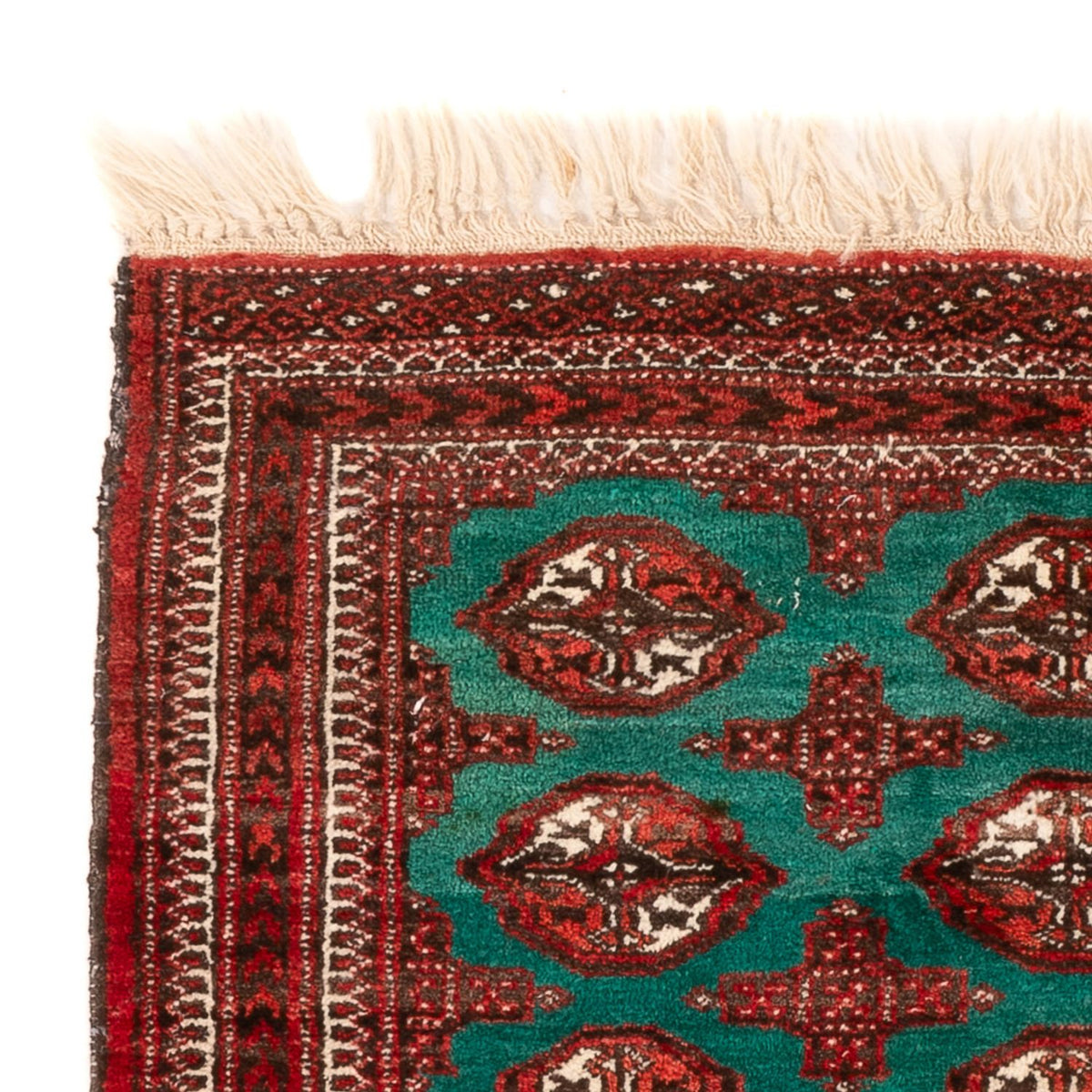 Turkaman Teppich 95x117cm - Orientteppich - mehrfarbig